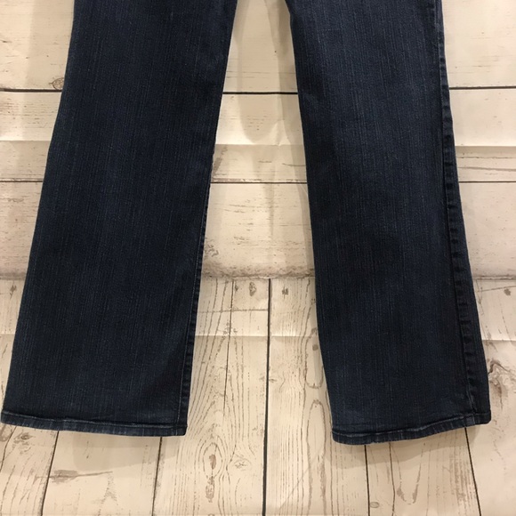 NYDJ Midrise Bootcut Dark Wash Jeans Embellished - Picture 8 of 8